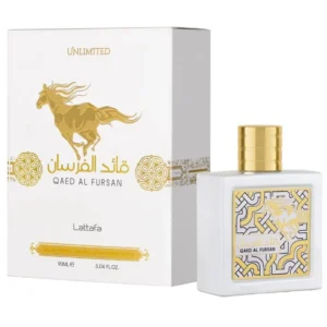 Lattafa Qaed Al Fursan Unlimited Eau de Parfum Spray for Unisex, 3.04 Ounce
