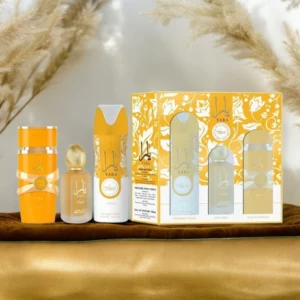 LATTAFA YARA TOUS 3 PCS GIFT SET WITH 100ML EDP + 200ML DEO + 50ML HAIRMIST